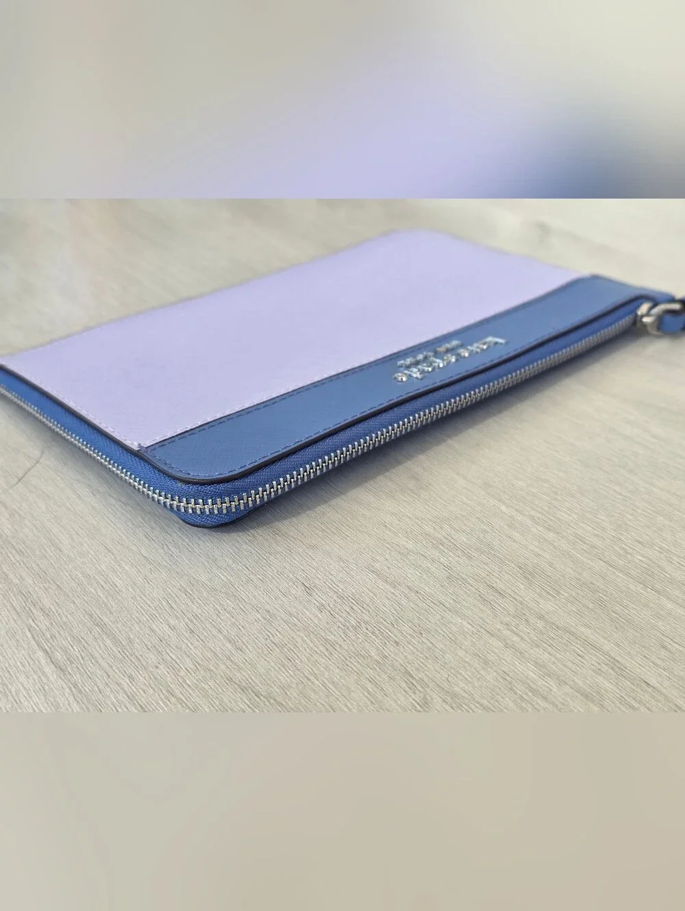 Kate Spade Two-Tone Blue & Lavender Wristlet